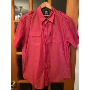 Men’s Ecko Unltd Pink Short Sleeve Shirt